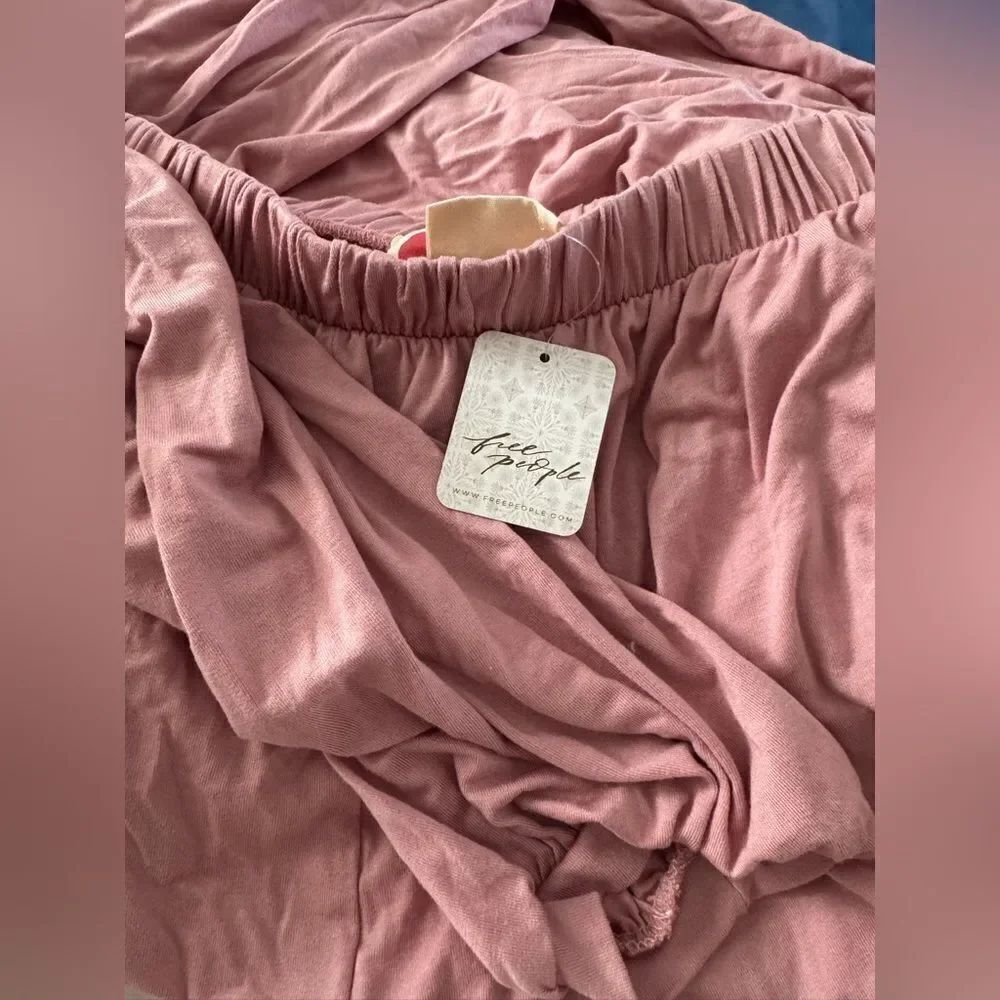 FREE PEOPLE SUNDAY STROLL JUMPER XL ROSE NWT - Picture 5 of 5